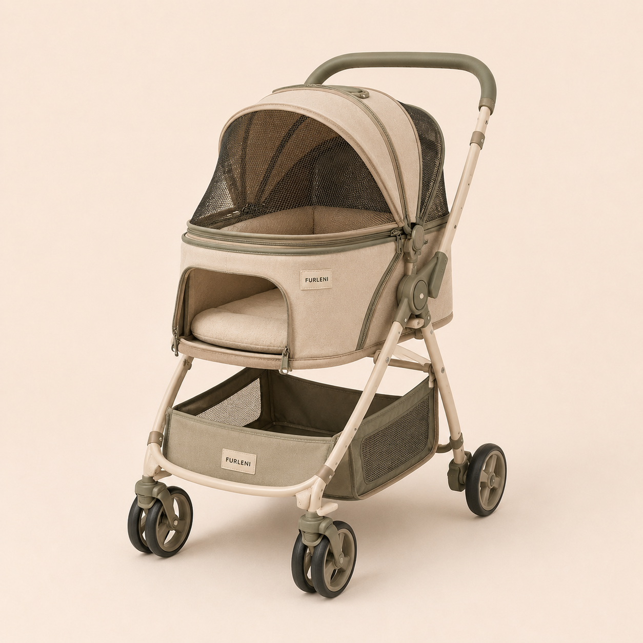 Sparkbea™ FoldEase Pet Stroller